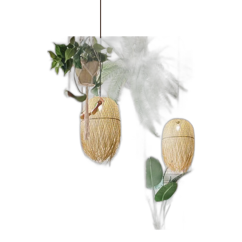 Pendente de Bambu Artesanal Boho