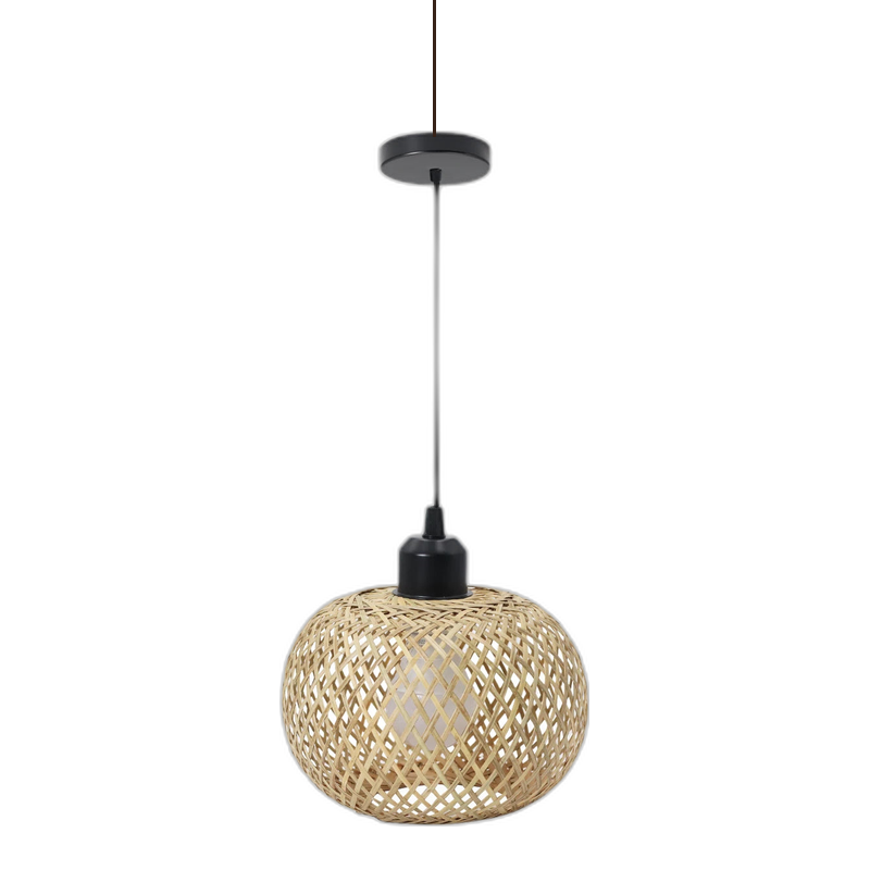 Pendente Artesanal em Bambu e Rattan E27
