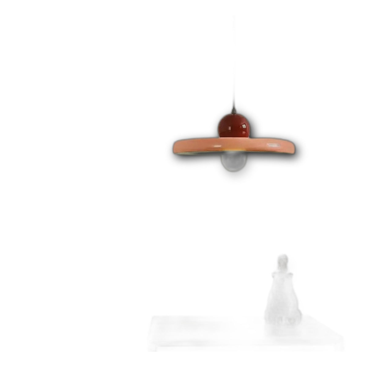 Pendente Disco Minimalista Estilo Francês para Sala de Jantar
