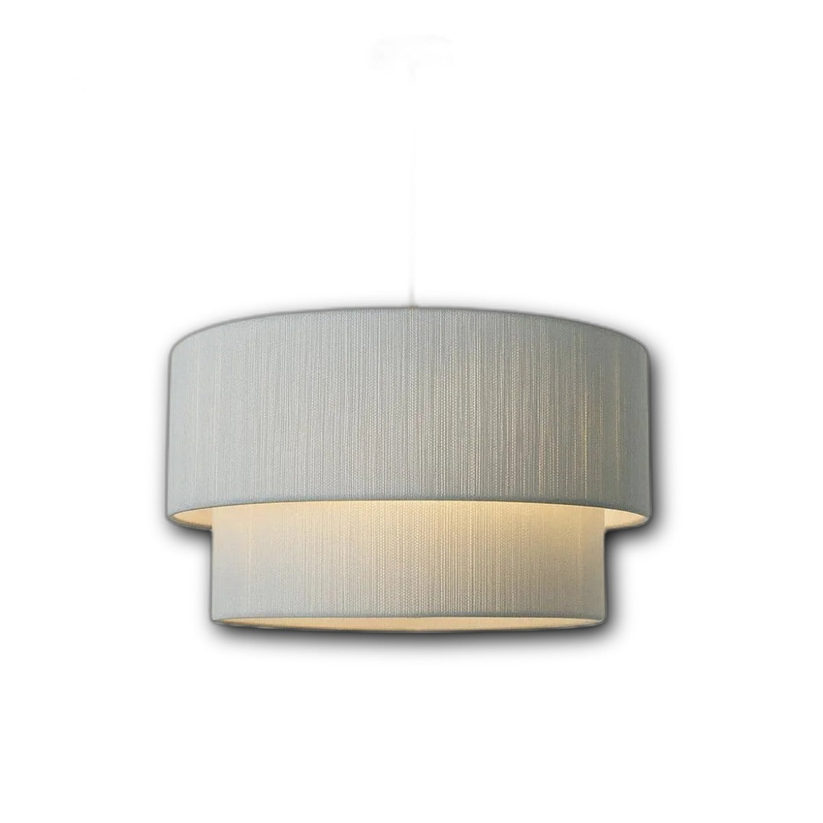 Pendente de Rattan Trançado à Mão 45cm com Corda