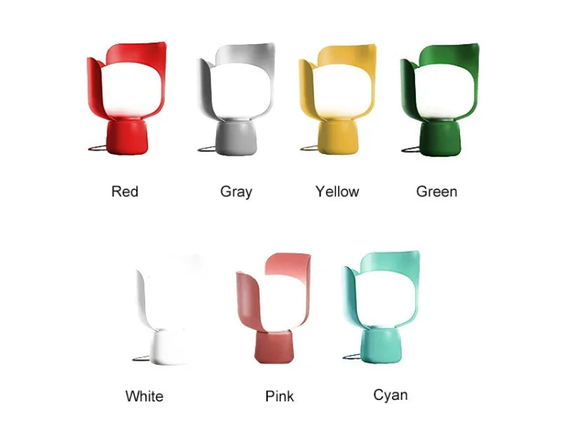 Luminária de Mesa Pétalas Girátórias Italiana – Sala, Quarto e Decoração