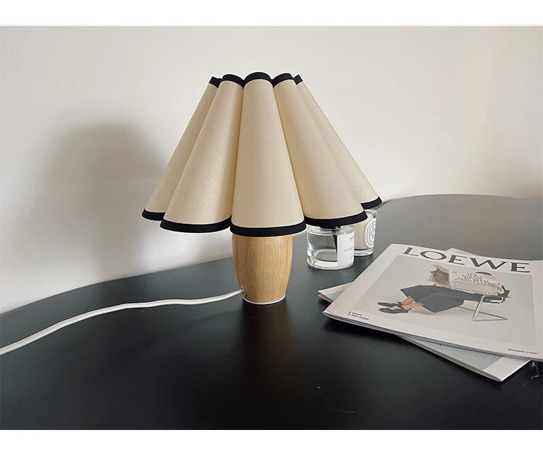 Luminária USB Madeira Abajur Cabeceira Quarto Jantar Noturna
