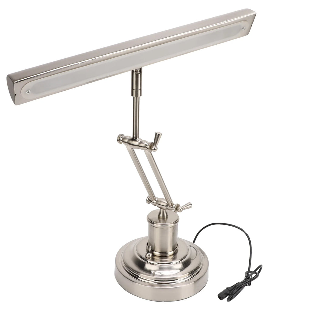 Luminária de Mesa Retrô Piano Duplo Braço LED – Touch Dimmer