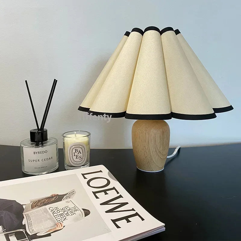 Luminária USB Madeira Abajur Cabeceira Quarto Jantar Noturna