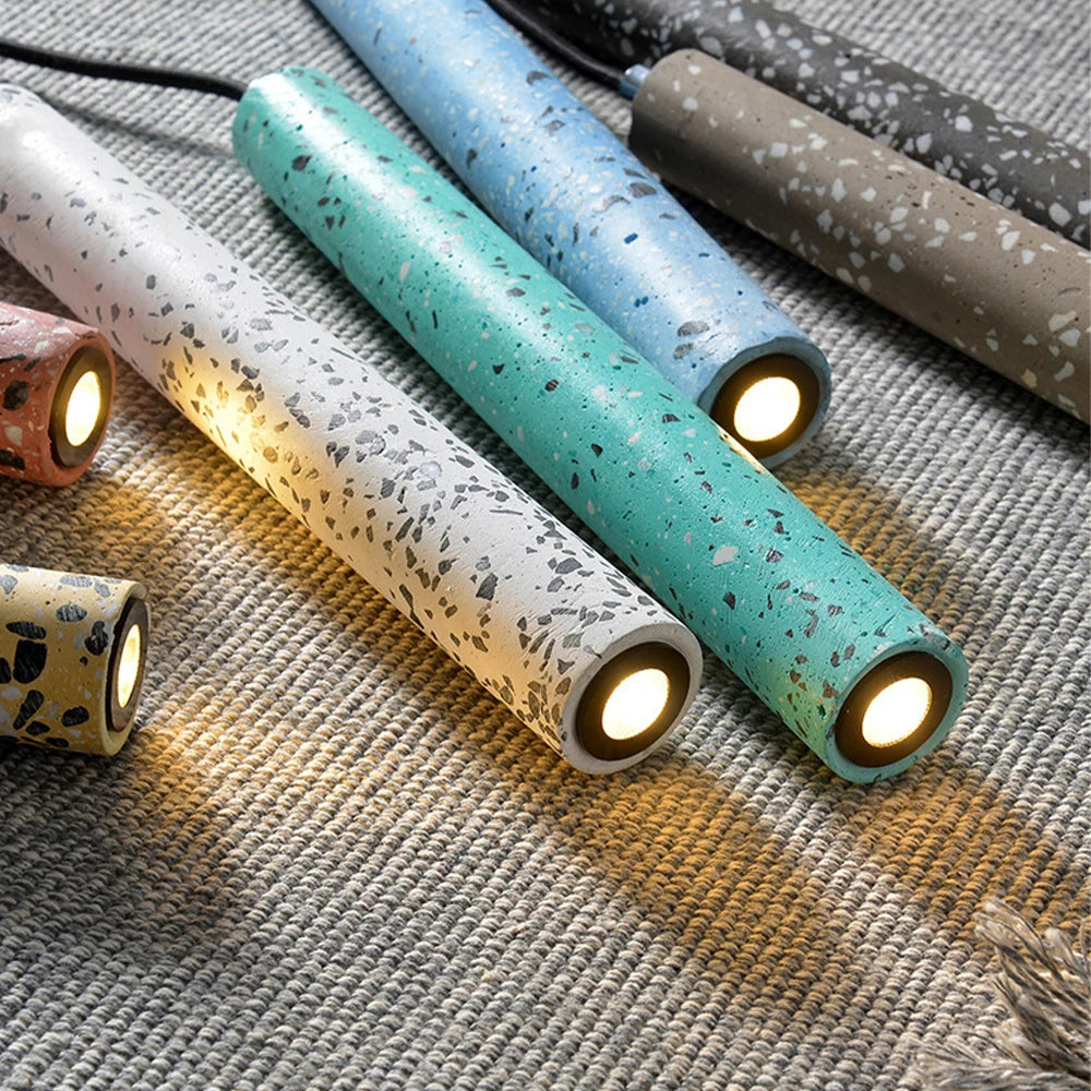 Pendente Industrial LED Estilo Pedra D'Água