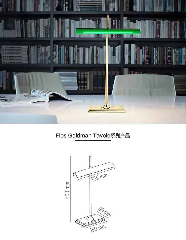 Luminária de Mesa Italiana para Estudo, Café e Decoração de Ambiente