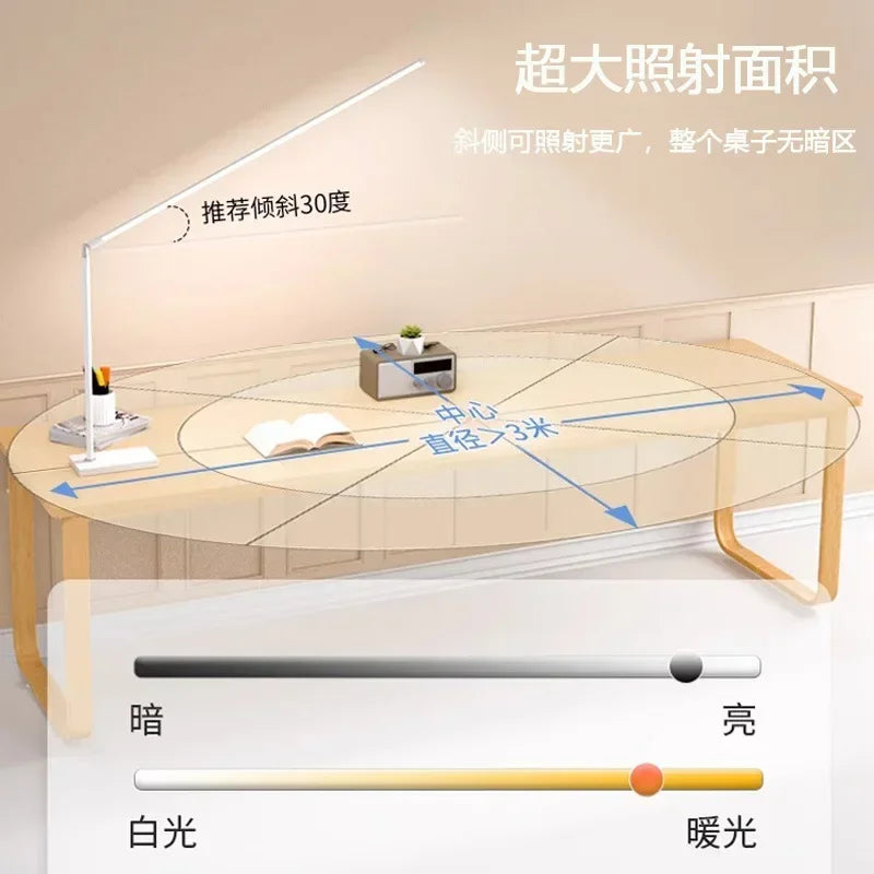 Luminária de Chão LED Dobrável Proteção Ocular – Leitura e Quarto