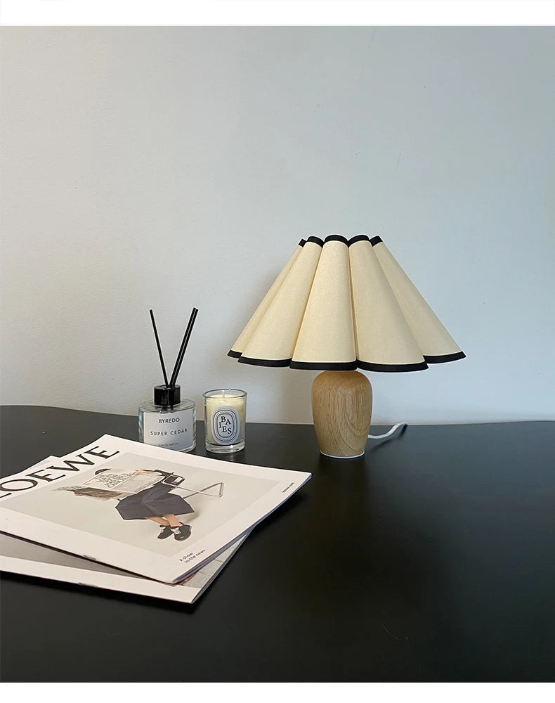 Luminária USB Madeira Abajur Cabeceira Quarto Jantar Noturna