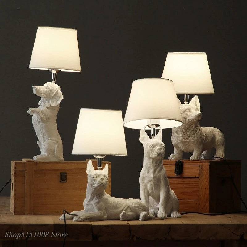 Luminária de Mesa Cachorrinho Pet – Decorativa para Quarto Infantil
