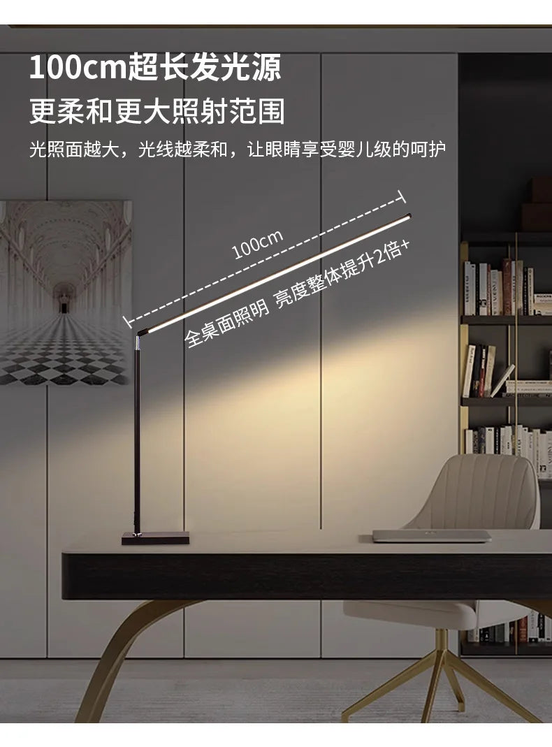 Luminária de Chão LED Dobrável Proteção Ocular – Leitura e Quarto