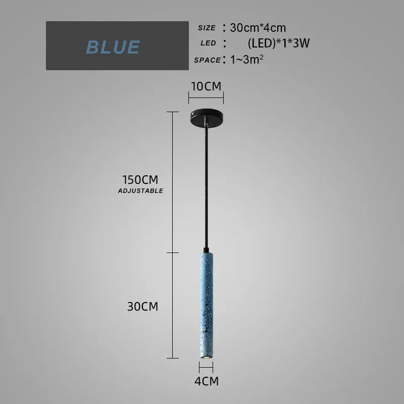 Pendente Industrial LED Estilo Pedra D'Água