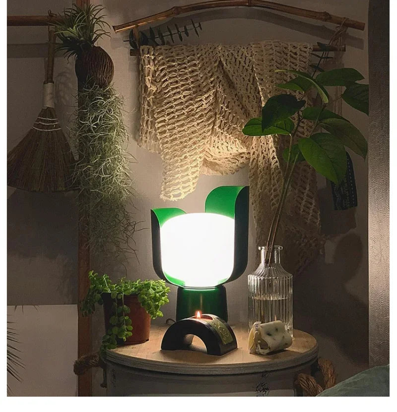 Luminária de Mesa Pétalas Girátórias Italiana – Sala, Quarto e Decoração