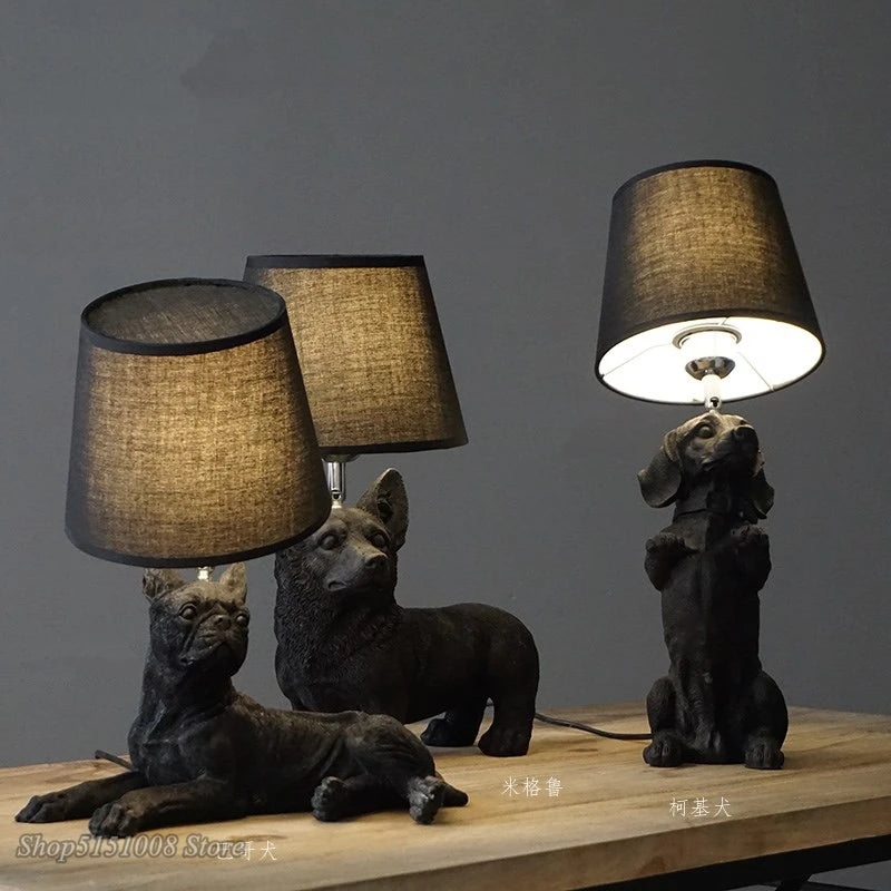 Luminária de Mesa Cachorrinho Pet – Decorativa para Quarto Infantil