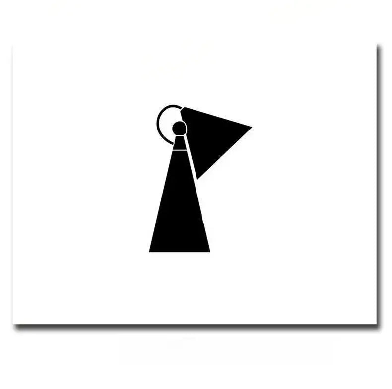 Luminária de Mesa Cônica Portátil USB Nórdica – Arte para Sala e Escritório