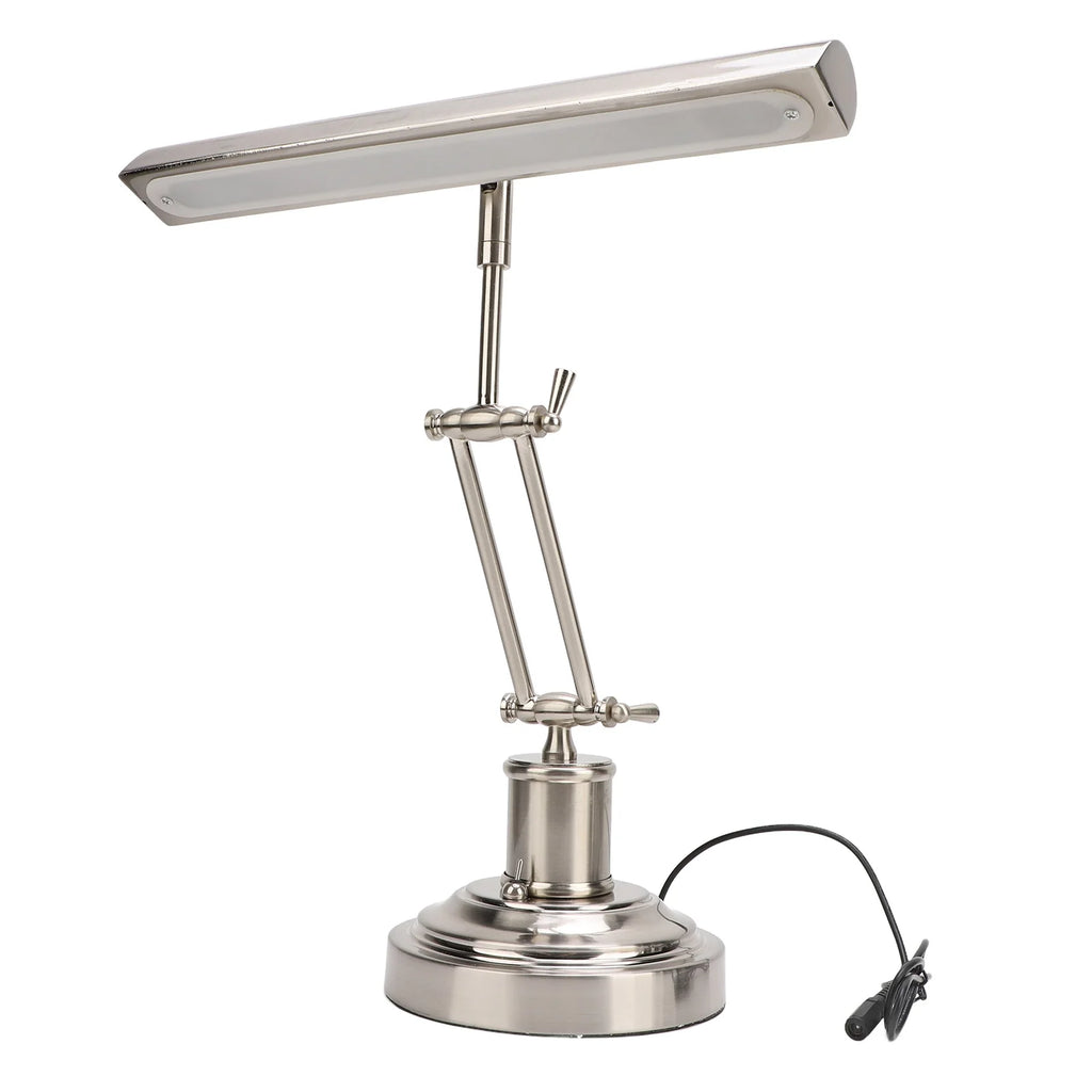 Luminária de Mesa Retrô Piano Duplo Braço LED – Touch Dimmer