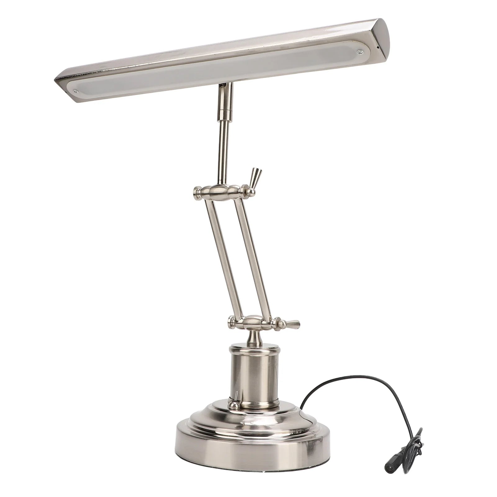 Luminária de Mesa Retrô Piano Duplo Braço LED – Touch Dimmer