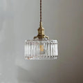 Pendente de Vidro Dourado Vintage LED