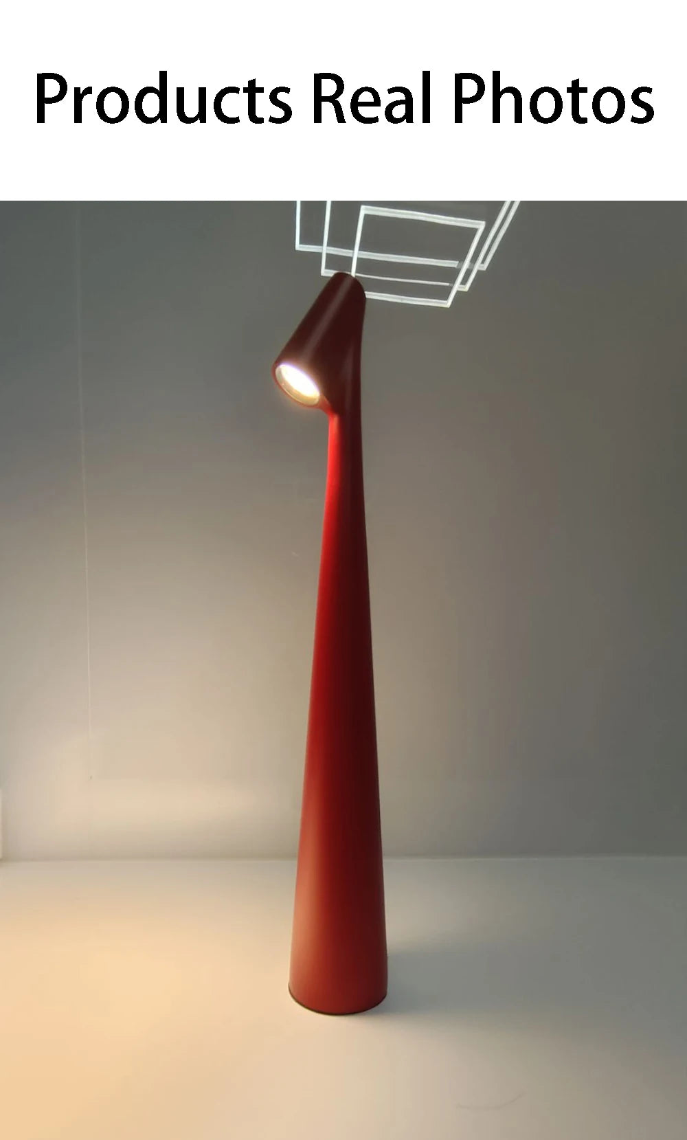 Luminária de Mesa LED Touch USB Minimalista – Atmosfera para Cabeceira