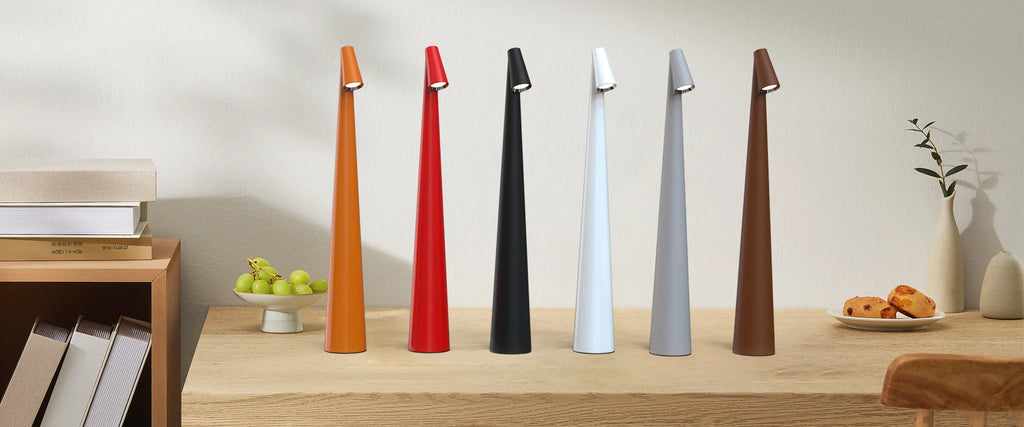 Luminária de Mesa LED Touch USB Minimalista – Atmosfera para Cabeceira