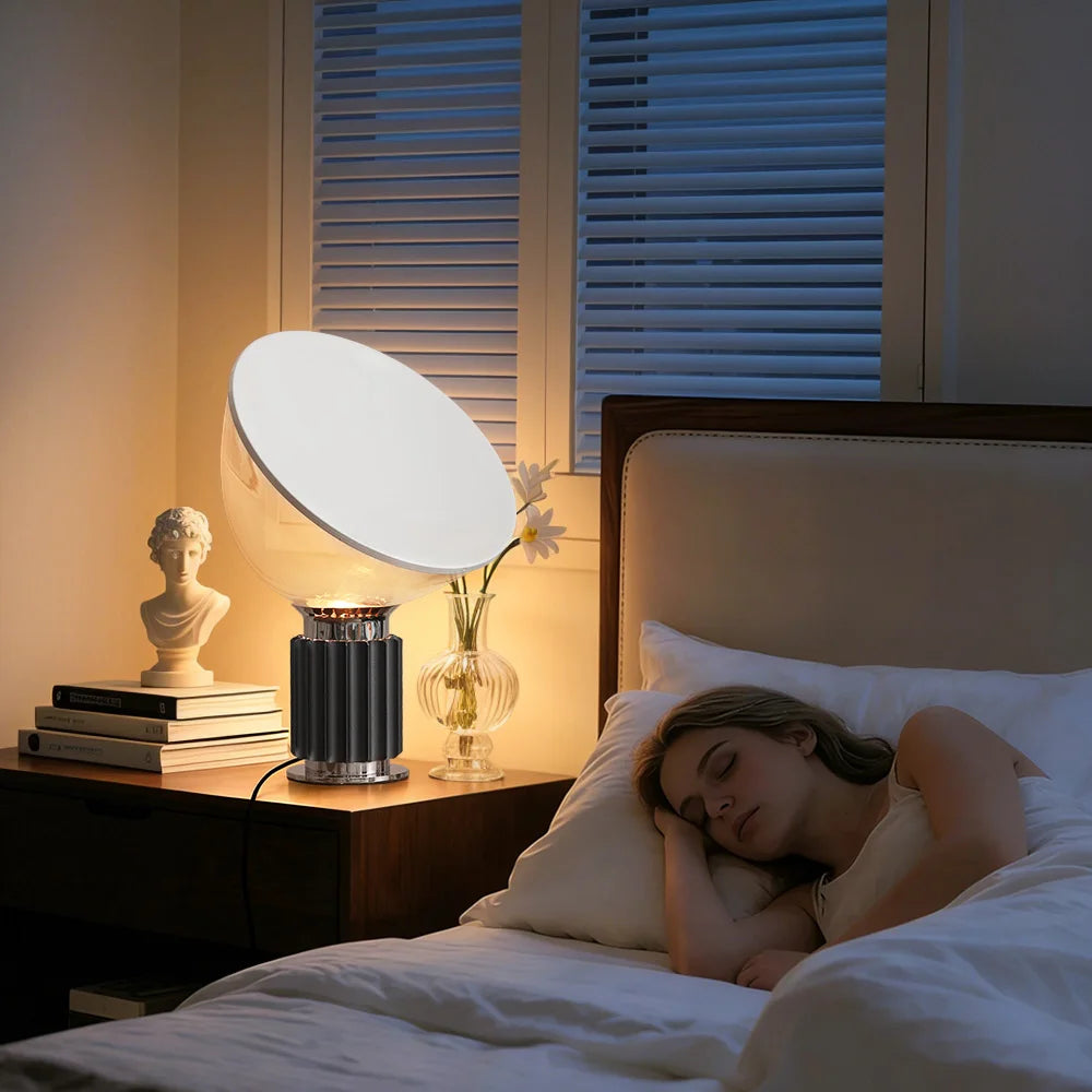Luminária de Chão Taccia LED Italiana Moderna Sala Escritório
