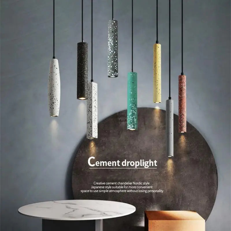 Pendente Industrial LED Estilo Pedra D'Água