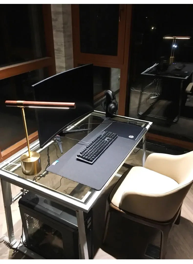 Luminária de Mesa Italiana Designer Madeira LED – Sala e Cabeceira