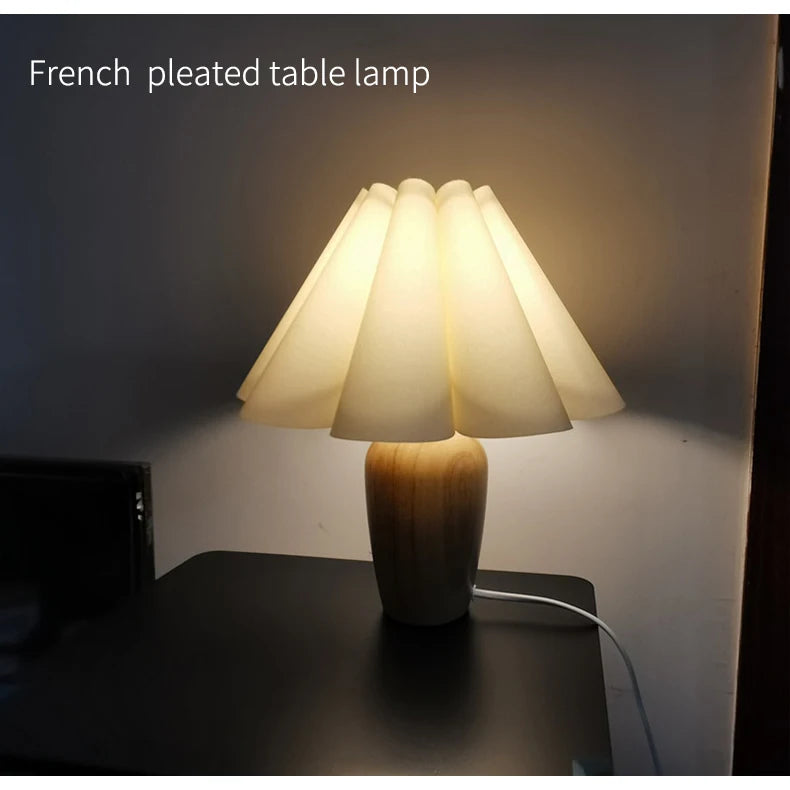 Luminária USB Madeira Abajur Cabeceira Quarto Jantar Noturna