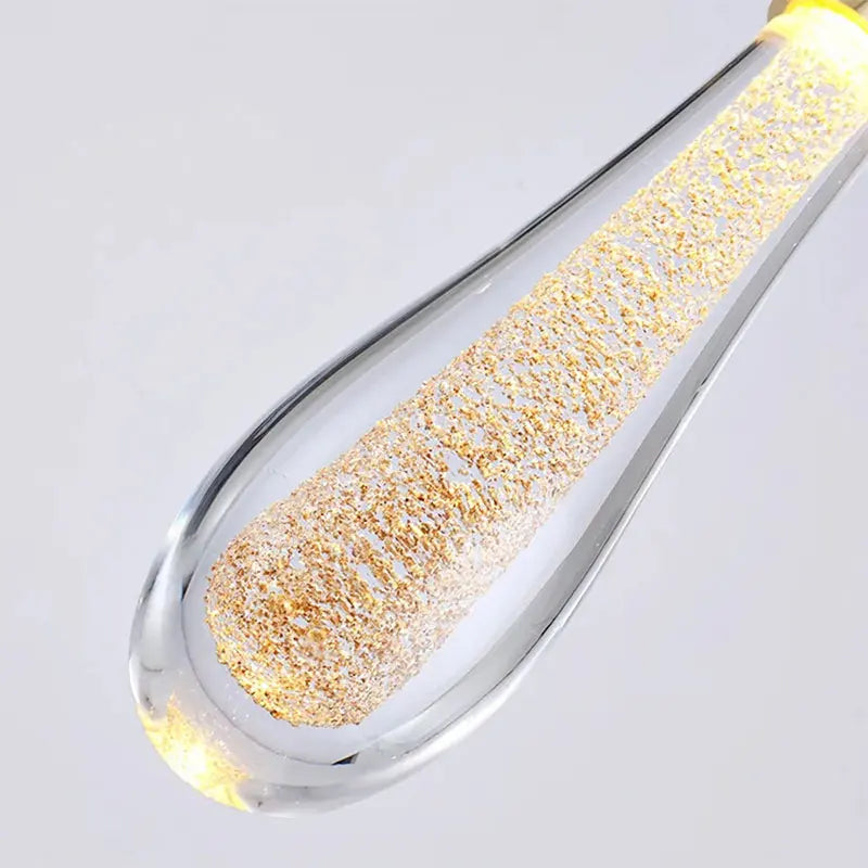 Pendente de Cristal LED Moderno para Quarto, Sala e Restaurante