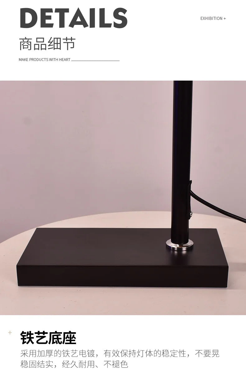 Luminária de Chão LED Dobrável Proteção Ocular – Leitura e Quarto