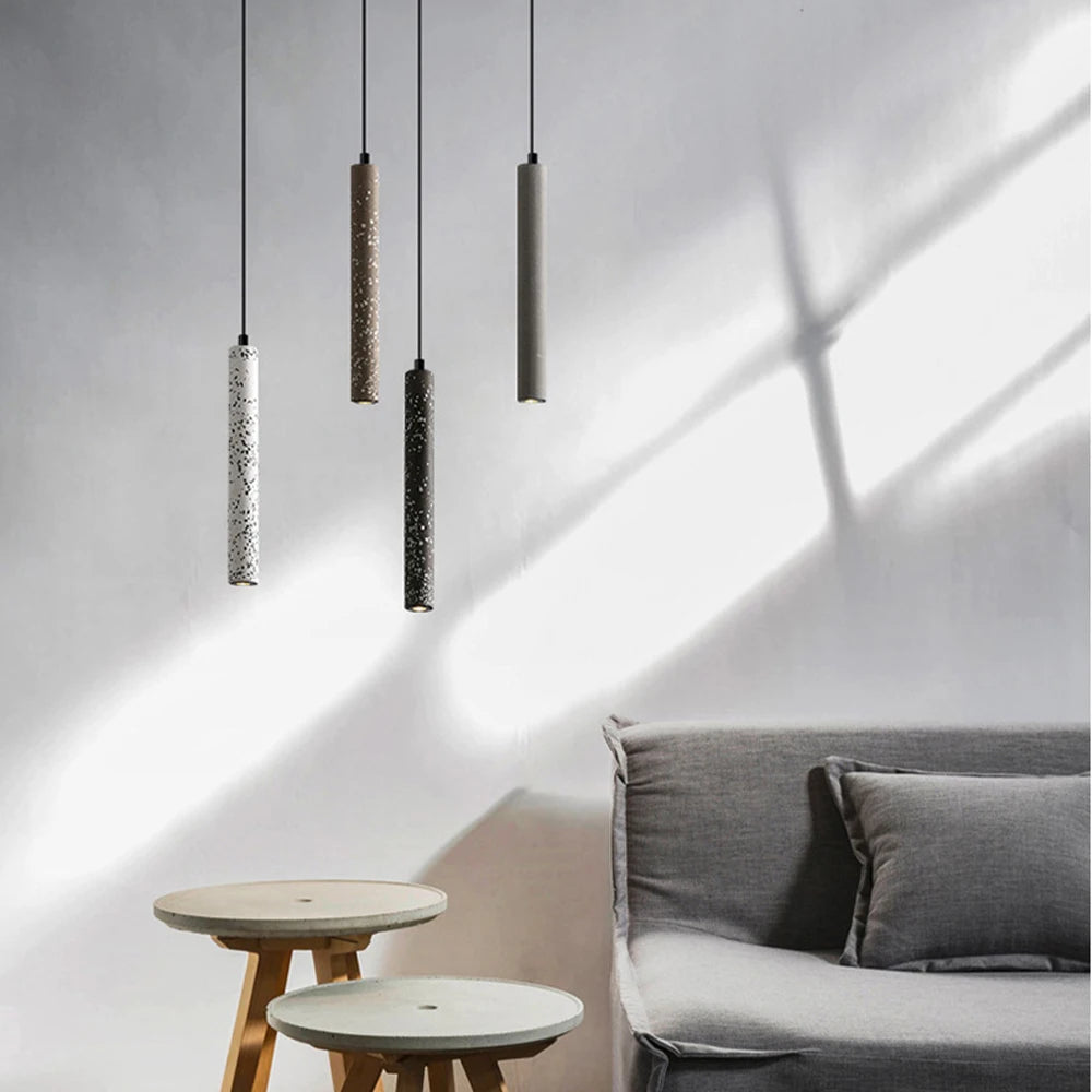 Pendente Industrial LED Estilo Pedra D'Água