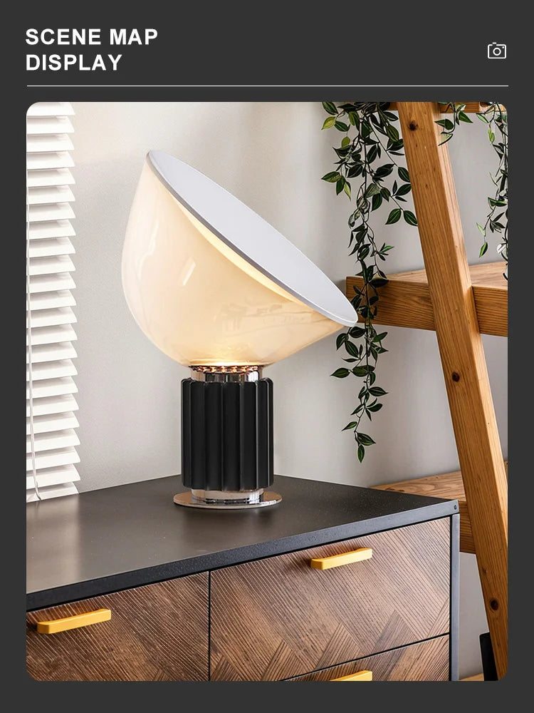 Luminária de Chão Taccia LED Italiana Moderna Sala Escritório