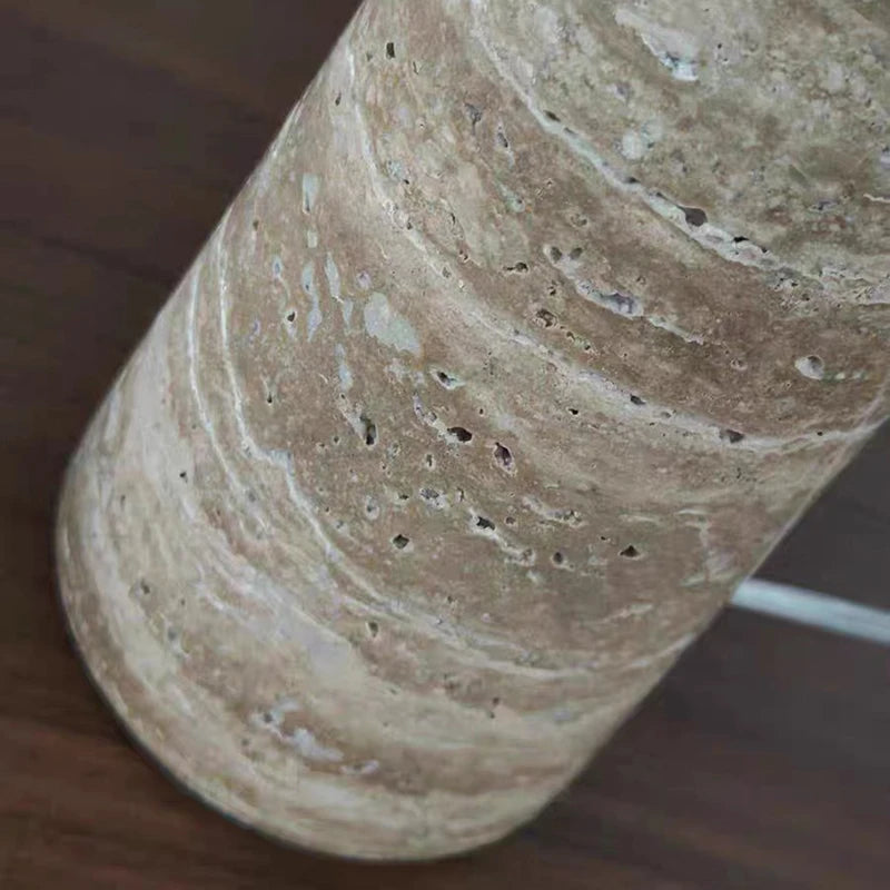 Luminária Cogumelo LED Pedra Natural USB Quarto 3000K