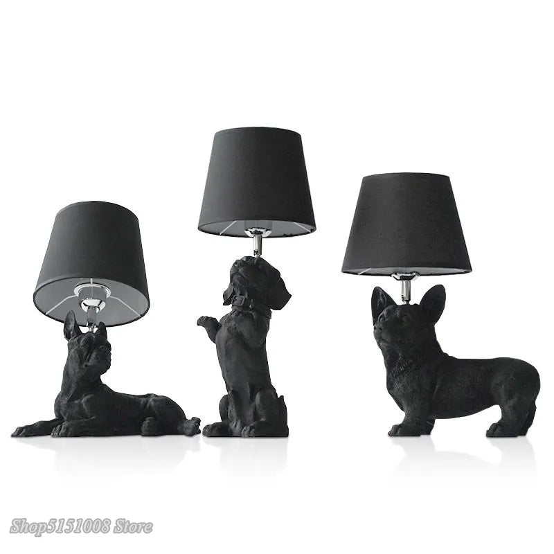 Luminária de Mesa Cachorrinho Pet – Decorativa para Quarto Infantil