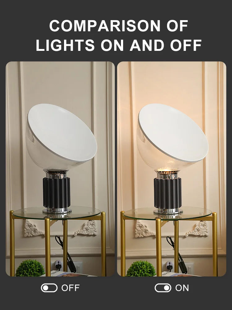 Luminária de Chão Taccia LED Italiana Moderna Sala Escritório