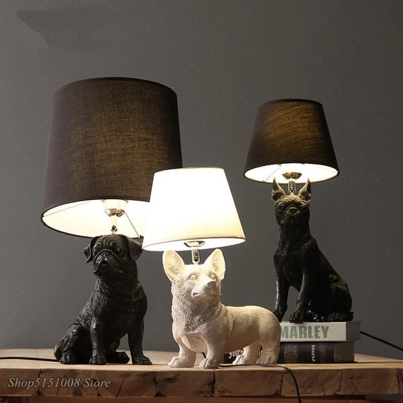 Luminária de Mesa Cachorrinho Pet – Decorativa para Quarto Infantil