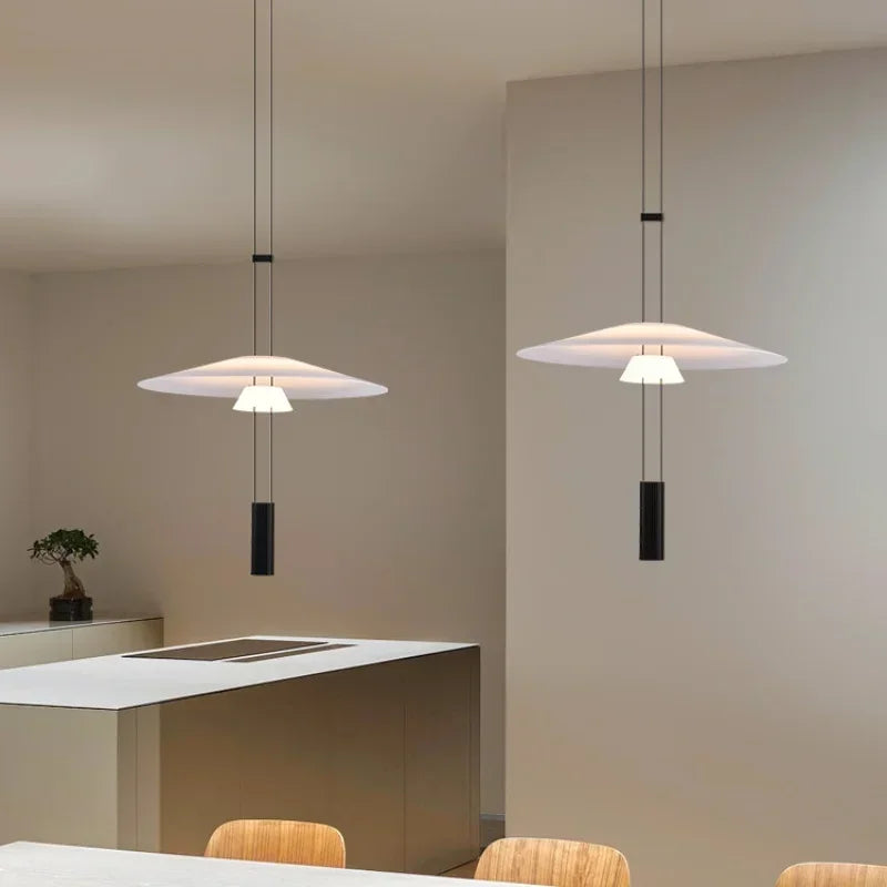 Pendente Circular Minimalista Moderno para Sala de Estar e Bar