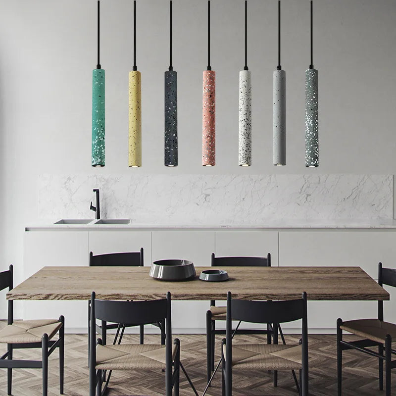 Pendente Industrial LED Estilo Pedra D'Água