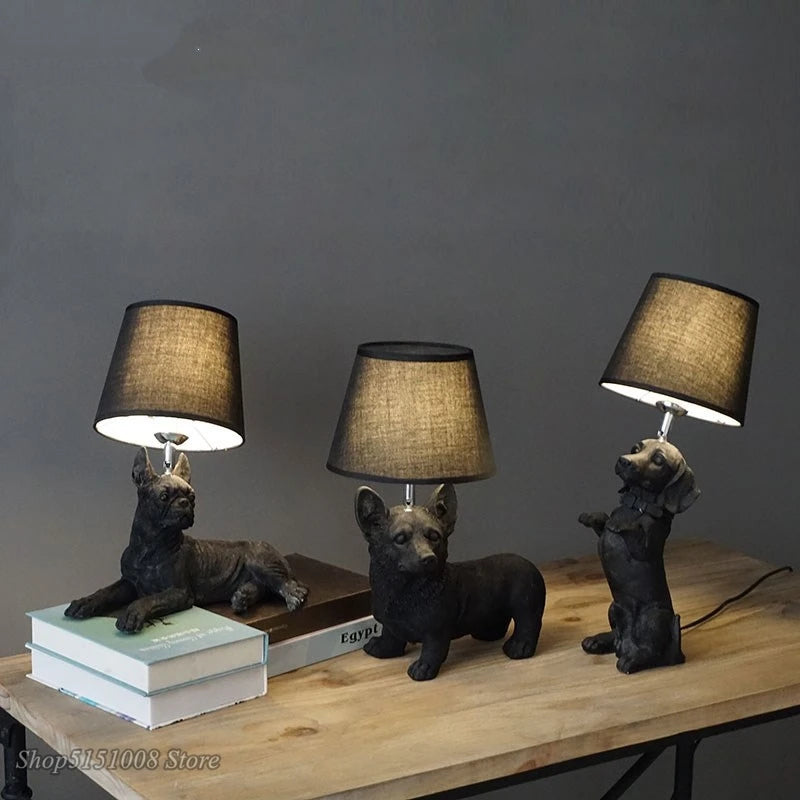 Luminária de Mesa Cachorrinho Pet – Decorativa para Quarto Infantil