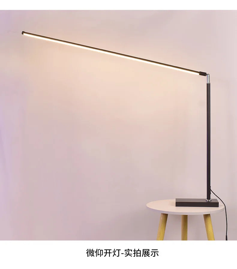 Luminária de Chão LED Dobrável Proteção Ocular – Leitura e Quarto